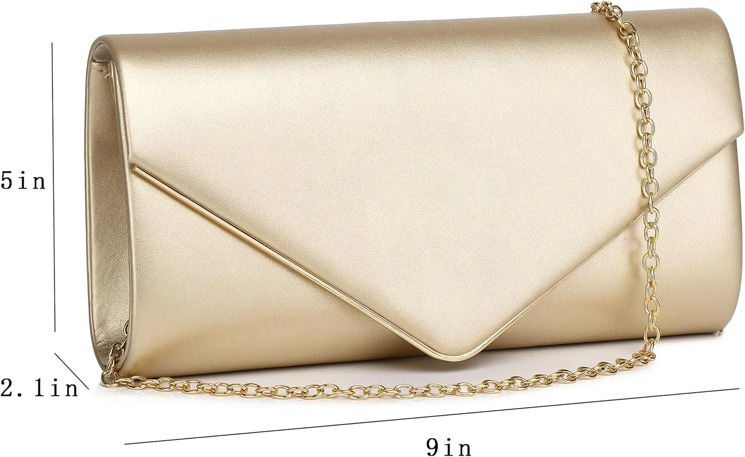 Women's Evening Clutch Bags for Formal Cocktail Prom Wedding Party Patent Leather Dressy Foldover Purse Christmas gift