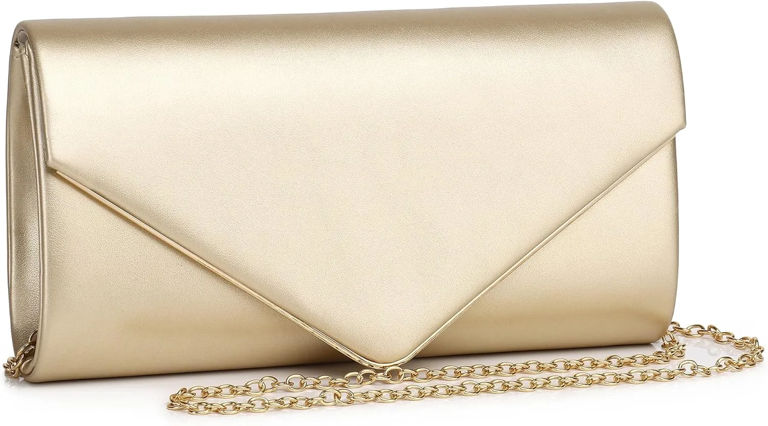 Women's Evening Clutch Bags for Formal Cocktail Prom Wedding Party Patent Leather Dressy Foldover Purse Christmas gift