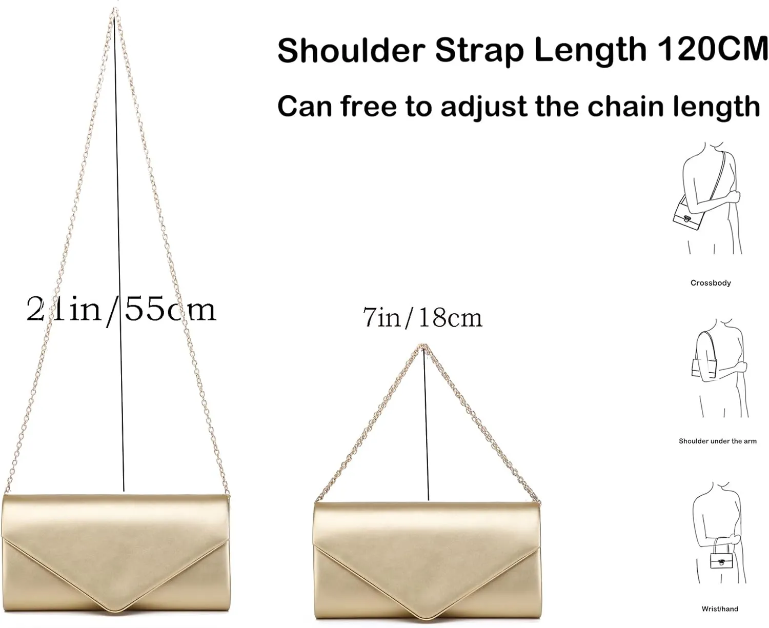 Women's Evening Clutch Bags for Formal Cocktail Prom Wedding Party Patent Leather Dressy Foldover Purse Christmas gift