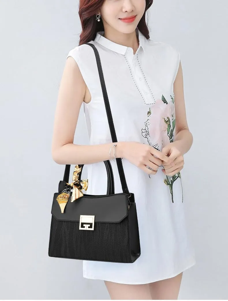 Women's Large Capacity New Embroidered Handbag With Floral Design