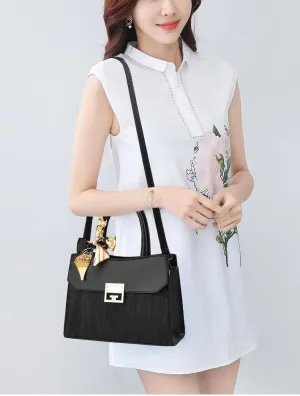 Women's Large Capacity New Embroidered Handbag With Floral Design
