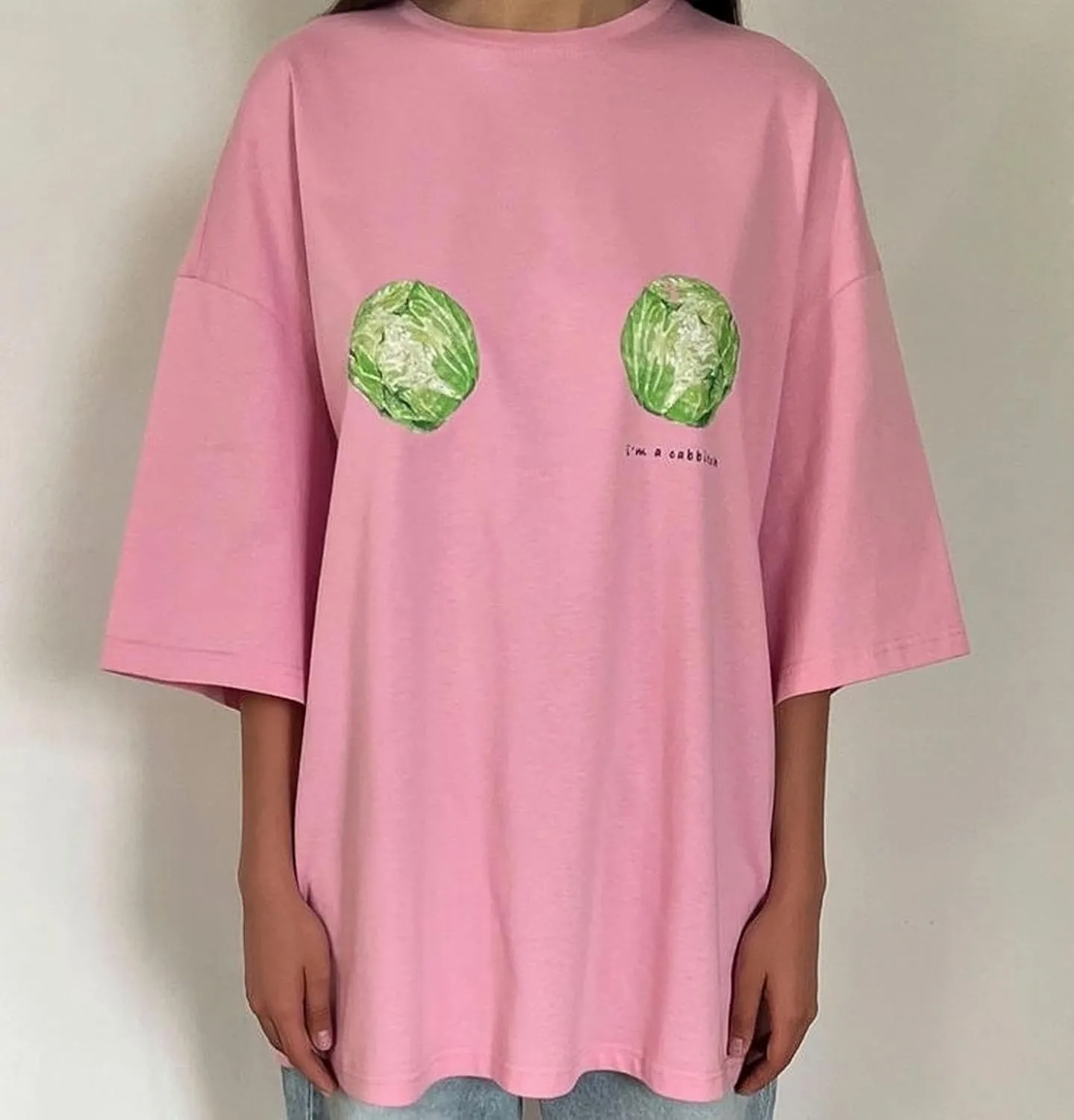 Womens Y2k Oversized T Shirt Crewneck Short Sleeve Loose Graphic Basic Tees Floral Fruit Print Preppy Baggy Top
