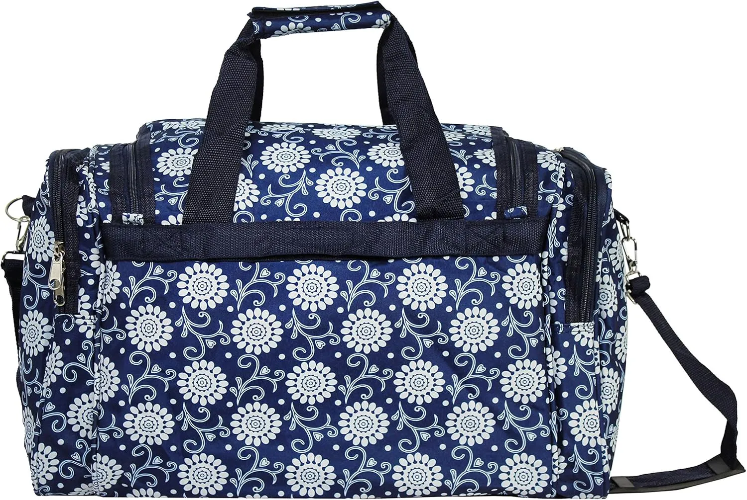 World Traveler Floral 22-inch Carry-on Duffle Bag with Adjustable Shoulder Strap