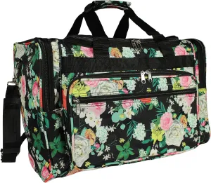 World Traveler Floral Prints 19-inch Duffel Bag, Peonies & Hydrangeas