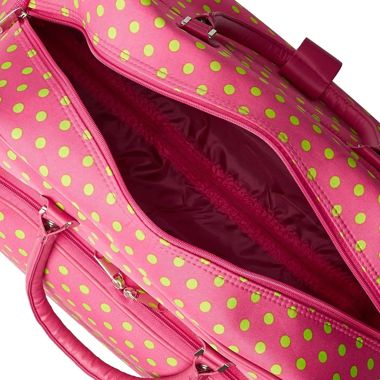 World Traveler Floral Prints 21-inch Carry-on Rolling Duffel Bag
