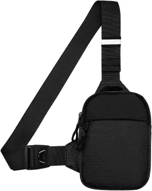YAMEIZE Mini Crossbody Sling Bag - Trendy Small Chest Bag with Adjustable Strap for Men Women Multipurpose Daypack