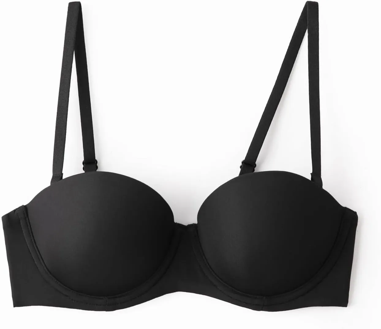 Yoga Bra Women Fit Underwire Demi T Shirt Convertible Bras for Padded Tops Pack
