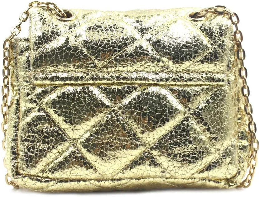 ZGMYC Little Girls Toddlers Crossbody Purse Leopard Pattern Shoulder Bag Handbag with Chain Strap