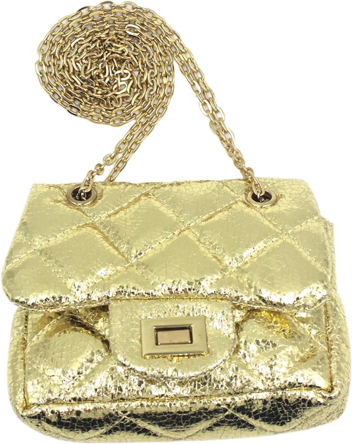 ZGMYC Little Girls Toddlers Crossbody Purse Leopard Pattern Shoulder Bag Handbag with Chain Strap
